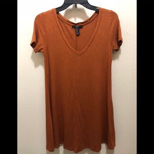 Forever21 burnt orange Tshirt dress